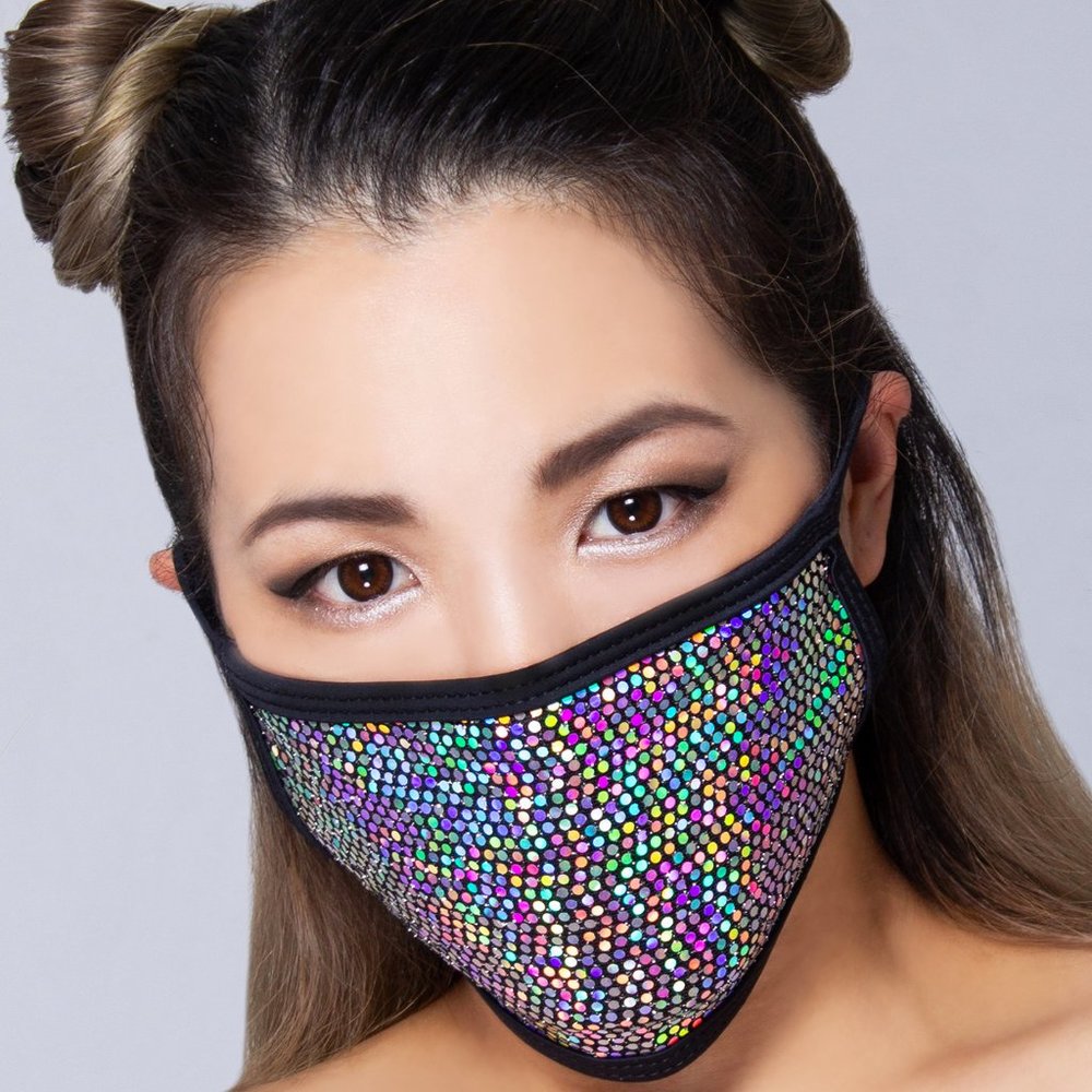 Technicolor Dots Dust Mask